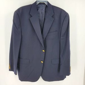 NWT RALPH RALPH LAUREN Wool Navy Blue Blazer 46R